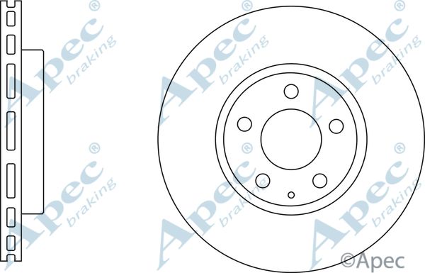 APEC BRAKING Тормозной диск DSK3137